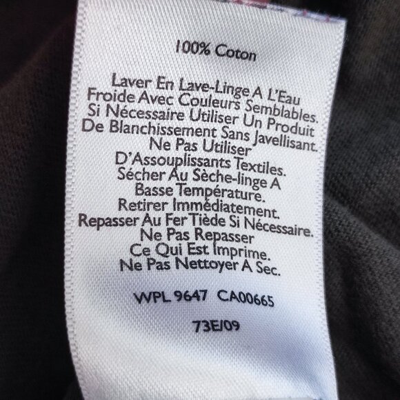 Eddie Bauer Legend Wash T-shirt men's size L green long sleeve button up neck - Picture 7 of 12